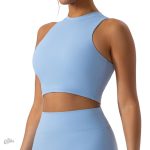 Soutien-gorge de sport haut col pour femmes