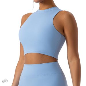 Soutien-gorge de sport haut col pour femmes