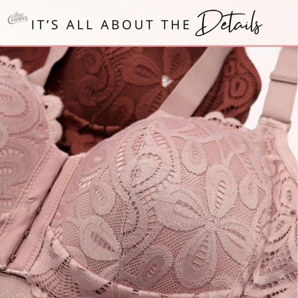 Soutien-gorge avec fermeture avant, effet push-up