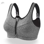 Soutien-gorge de sport à enfilage frontale