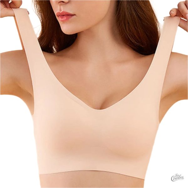 ladies-one-piece-nude-full-cup-sports-bra-no-steel-ring-t-ss65rx-1 Soutien-gorge de sport Magic en version une pièce