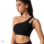 Brassière de sport une épaule pour un look unique