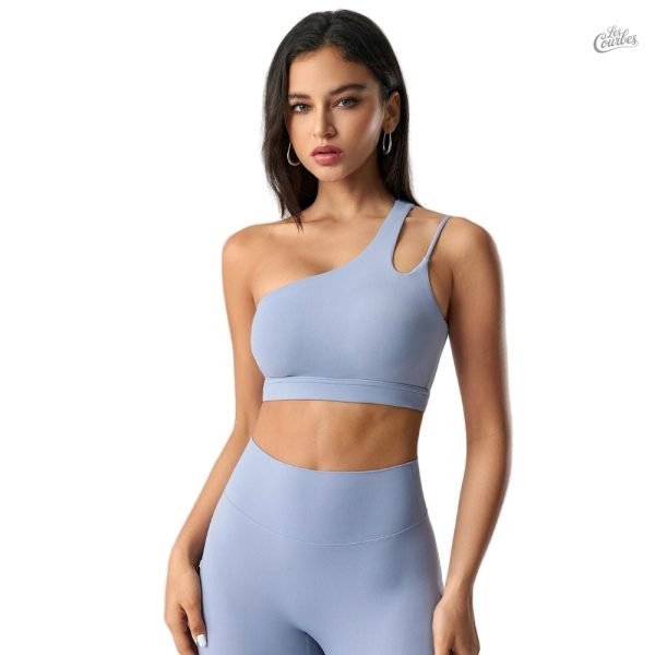 Brassière sportive asymétrique pour un look tendance