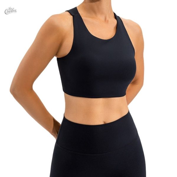 Brassière sport avec dos ouvert pour un style unique