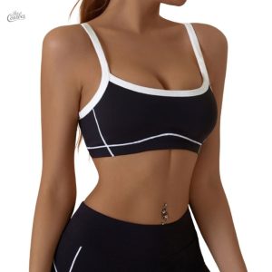 Soutien-gorge de sport avec encolure dégagée