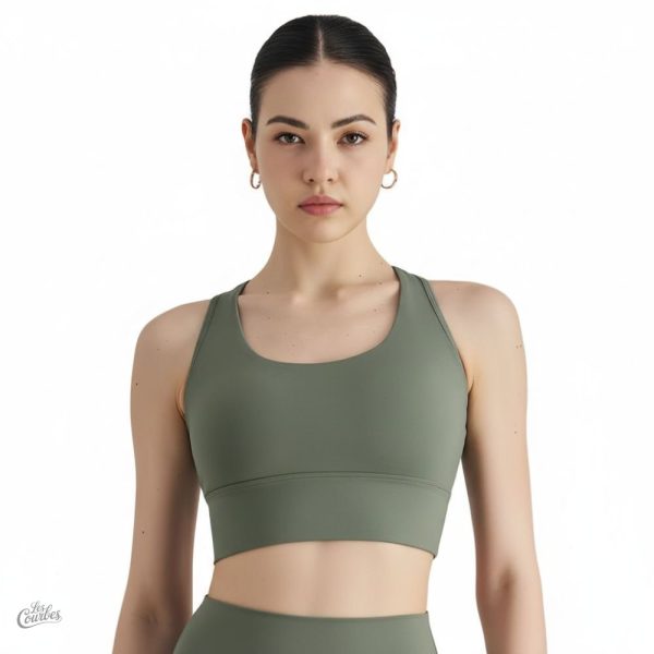 Brassière de sport avec excellente tenue