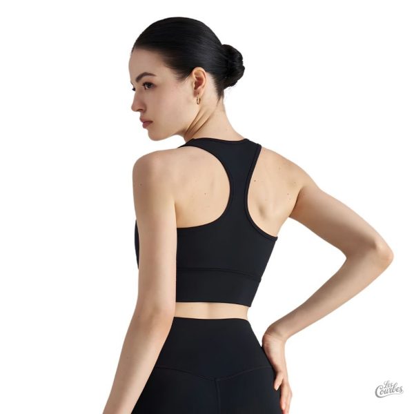 Brassière sport longue avec dos nageur