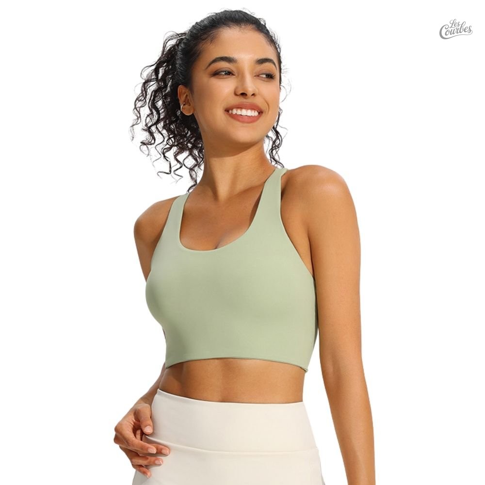 Brassière sportive, design élégant et fonctionnel
