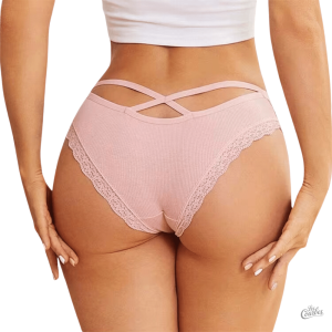 Sous-vêtements taille basse avec bretelles croisées