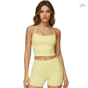Débardeur à bretelles avec brassière intégrée