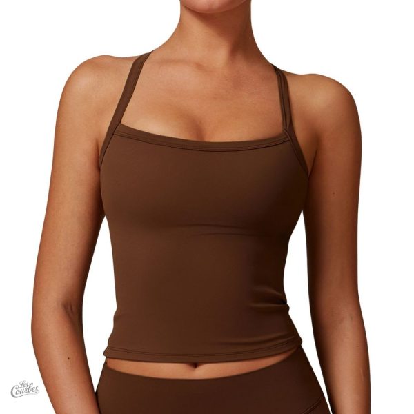 Débardeur mode avec brassière intégrée