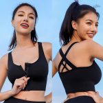 Soutien-gorge sportif à fermeture frontale pour un maintien optimal