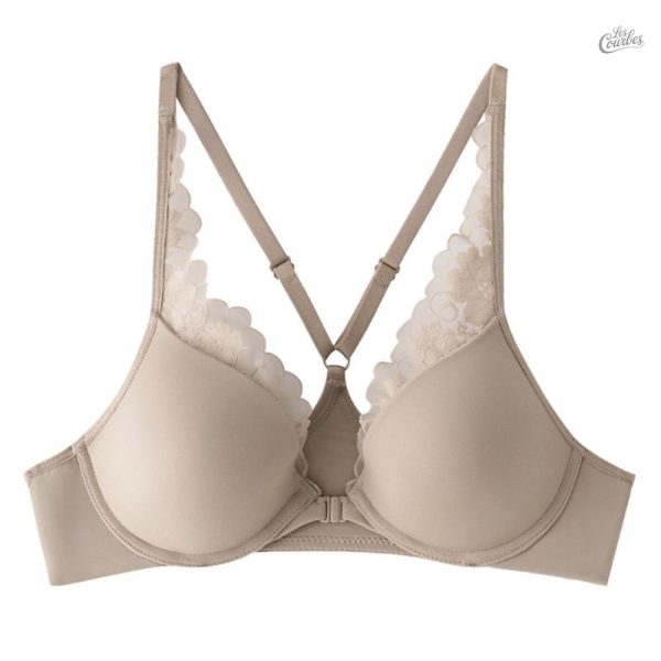 Soutien-gorge à dentelle, design push-up unique
