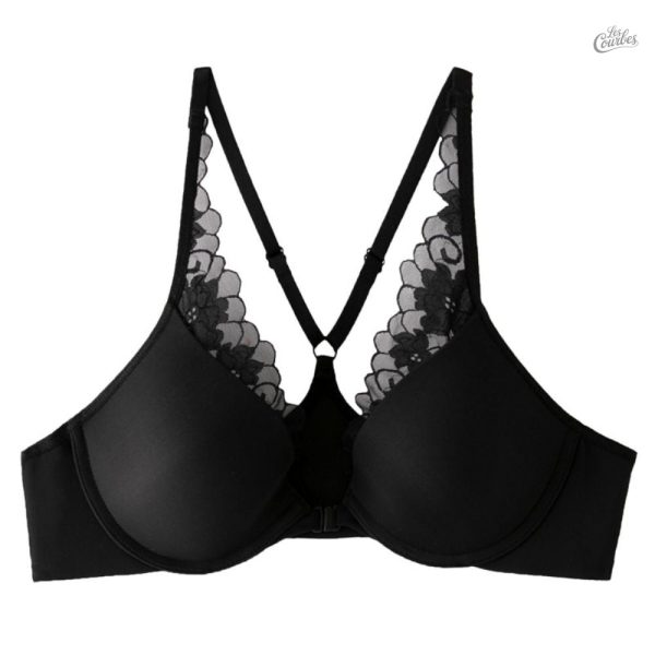 Soutien-gorge à fermeture frontale, style chic