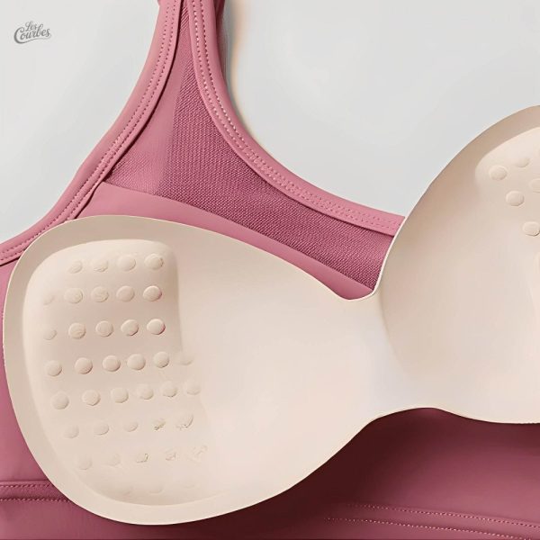 Brassière de sport au dos en maille pour plus de