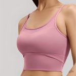 Soutien-gorge de sport respirant avec design en maille