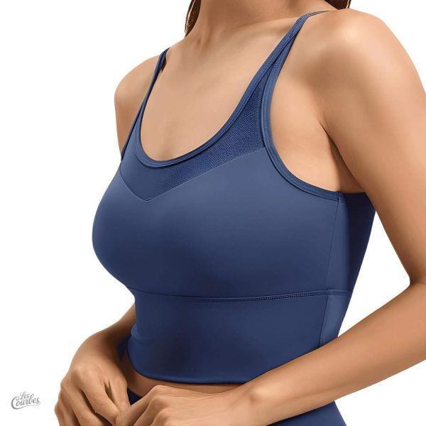 Soutien-gorge de sport au design ergonomique en maille