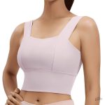 Encolure carrée, brassière sportive confortable