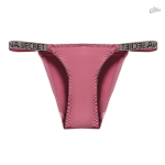 Sous-vêtements string avec strass, pour un effet accrocheur