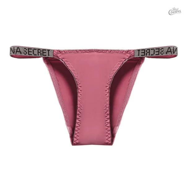 Sous-vêtements string avec strass, pour un effet accrocheur