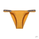 Sous-vêtements taille basse, strass ajoutant une touche glamour