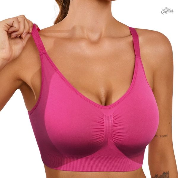 Brassière Magic Froncé Respirant Sans Armatures - vue 3