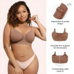 Brassière Magic Froncé Respirant Sans Armatures - vue 9