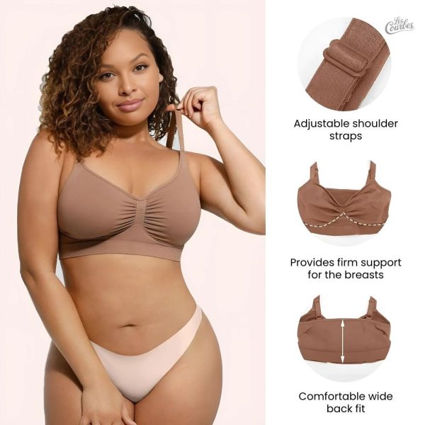 Brassière Magic Froncé Respirant Sans Armatures - vue 9