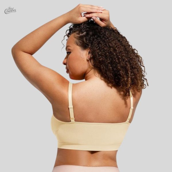 Bralette froncée, alliant style et confort