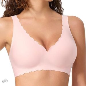 Modèle festonné, sans armatures pour un maximum de confort