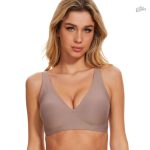 Soutien-gorge sans armatures décolleté en V profond