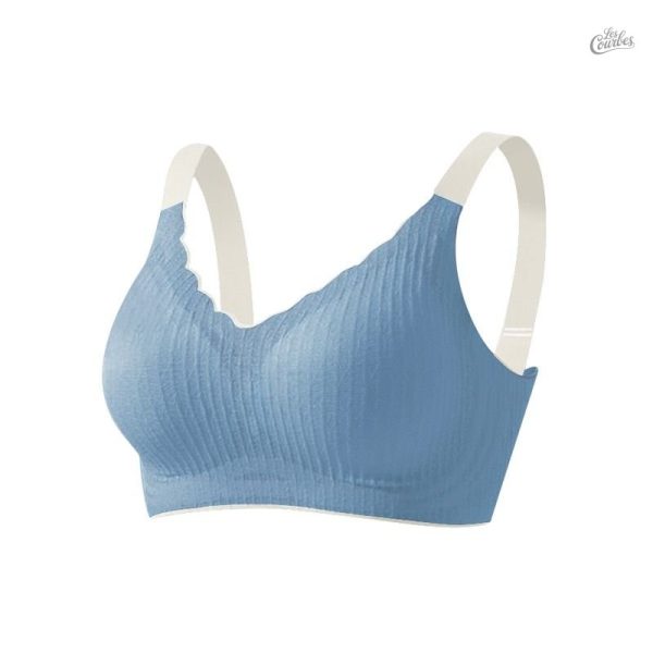 Bicolore et sans armatures, un essentiel de lingerie