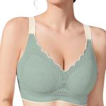 Élégant soutien-gorge bicolore sans coutures