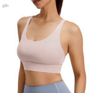 Soutien-gorge yoga avec design doux