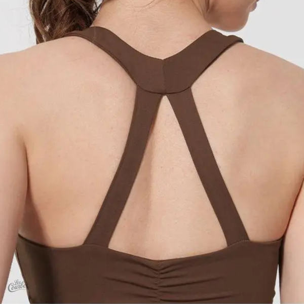 Soutien-gorge de sport sans coutures à dos croisé - vue 7
