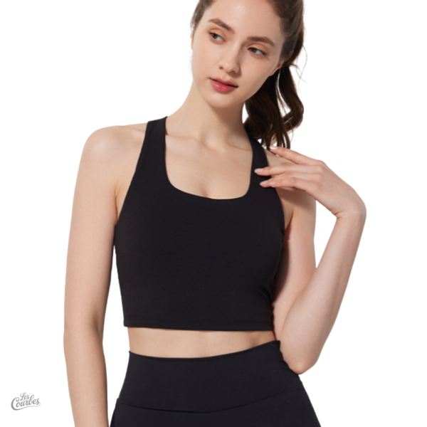 Modèle de soutien-gorge de sport sans coutures