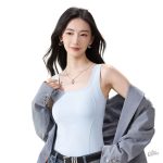 T-shirt sans manches avec soutien-gorge intégré