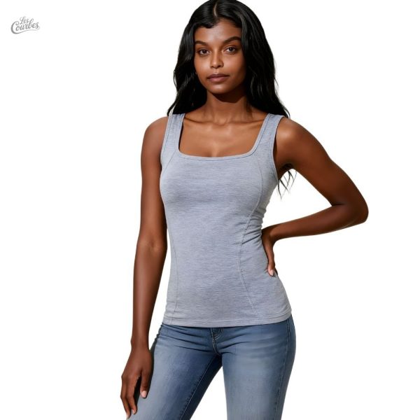 Débardeur avec brassière pour une allure chic et décontractée