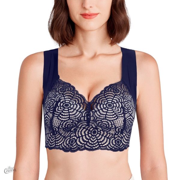 plus-size-lace-bras-for-women-wire-free-corsets-attractiv-h9n779-1 Soutien-gorge dentelle grande taille sans armatures