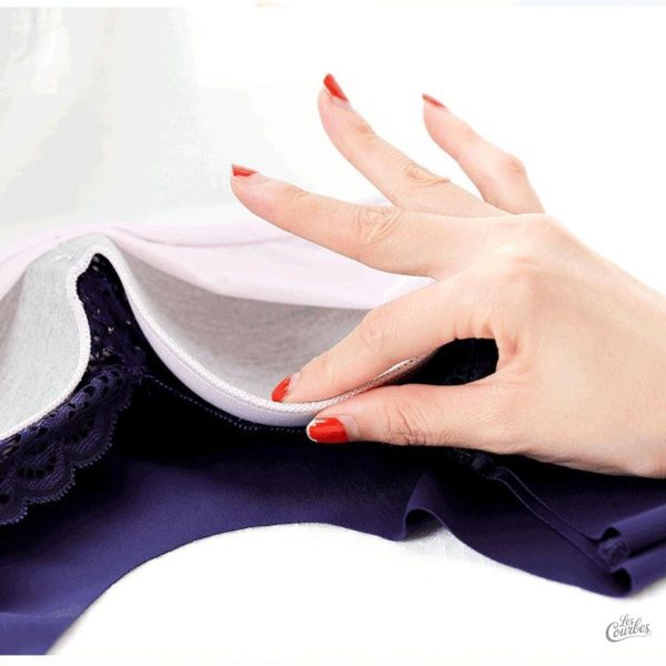 Soutien-gorge dentelle grande taille sans armatures - vue 2
