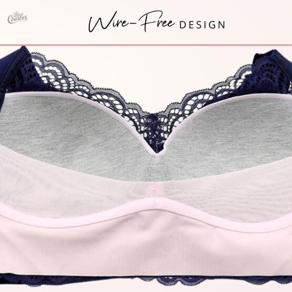 Soutien-gorge dentelle grande taille sans armatures - vue 3