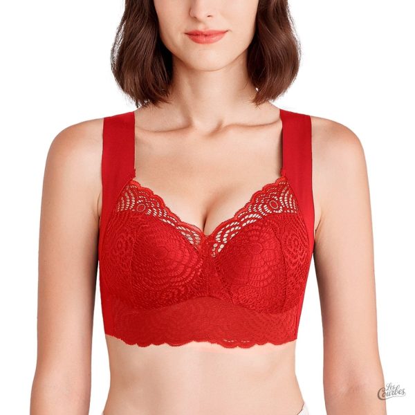 Soutien-gorge sans armatures en dentelle raffinée