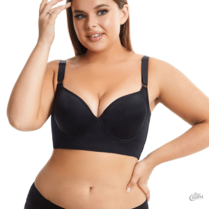 Soutien-gorge push-up lissant grande taille