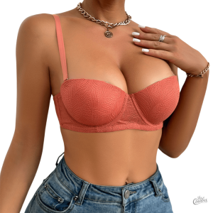 Soutien-gorge balconnet en dentelle avec armatures